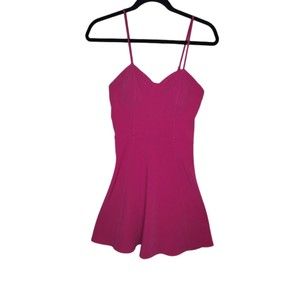 Candies Bustier Party Dress S Hot Pink